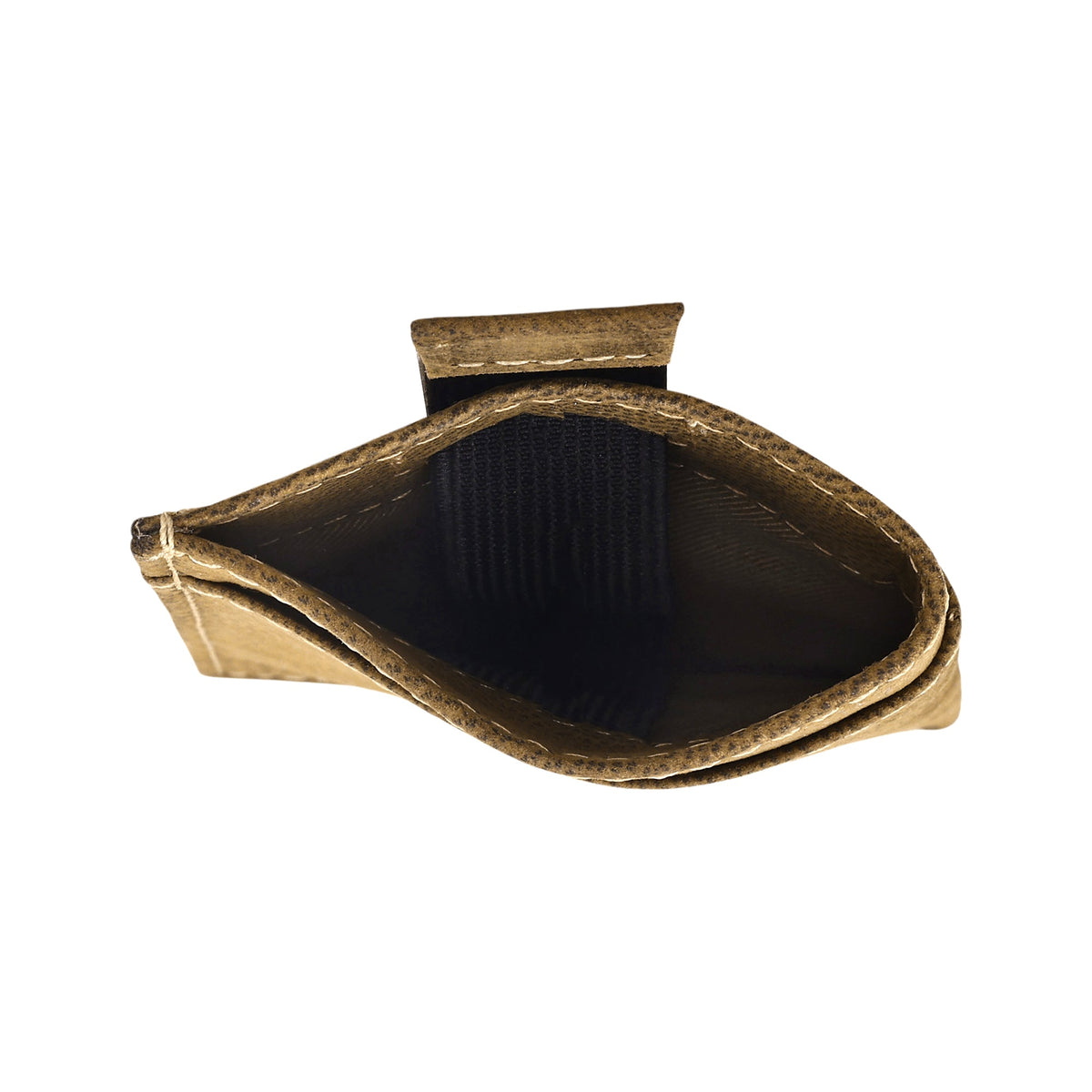 Myra Ridgemere Credit Card Holder in olive with front slip pocket - Myra USA