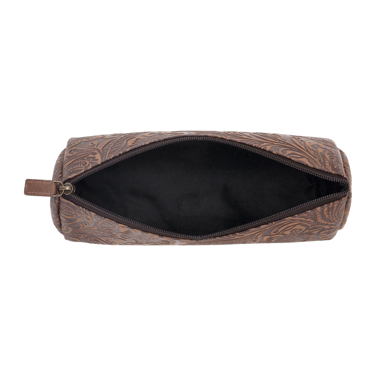 Myra Sandy Multi Pouch in brown with embossed leather - Myra USA