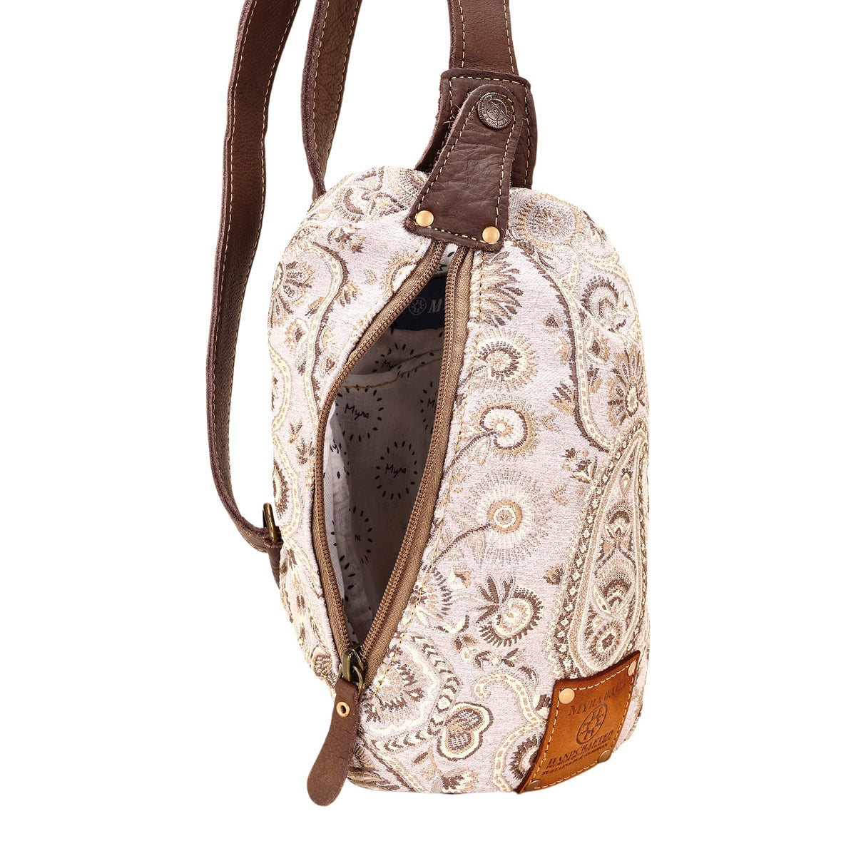 Myra Robnette Ranch Fanny Pack Bag in ivory - Myra USA
