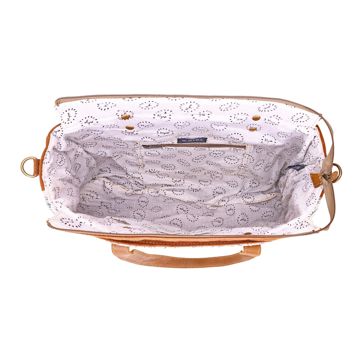 Myra Willow Mesa Messenger in Cream Floral - Myra USA