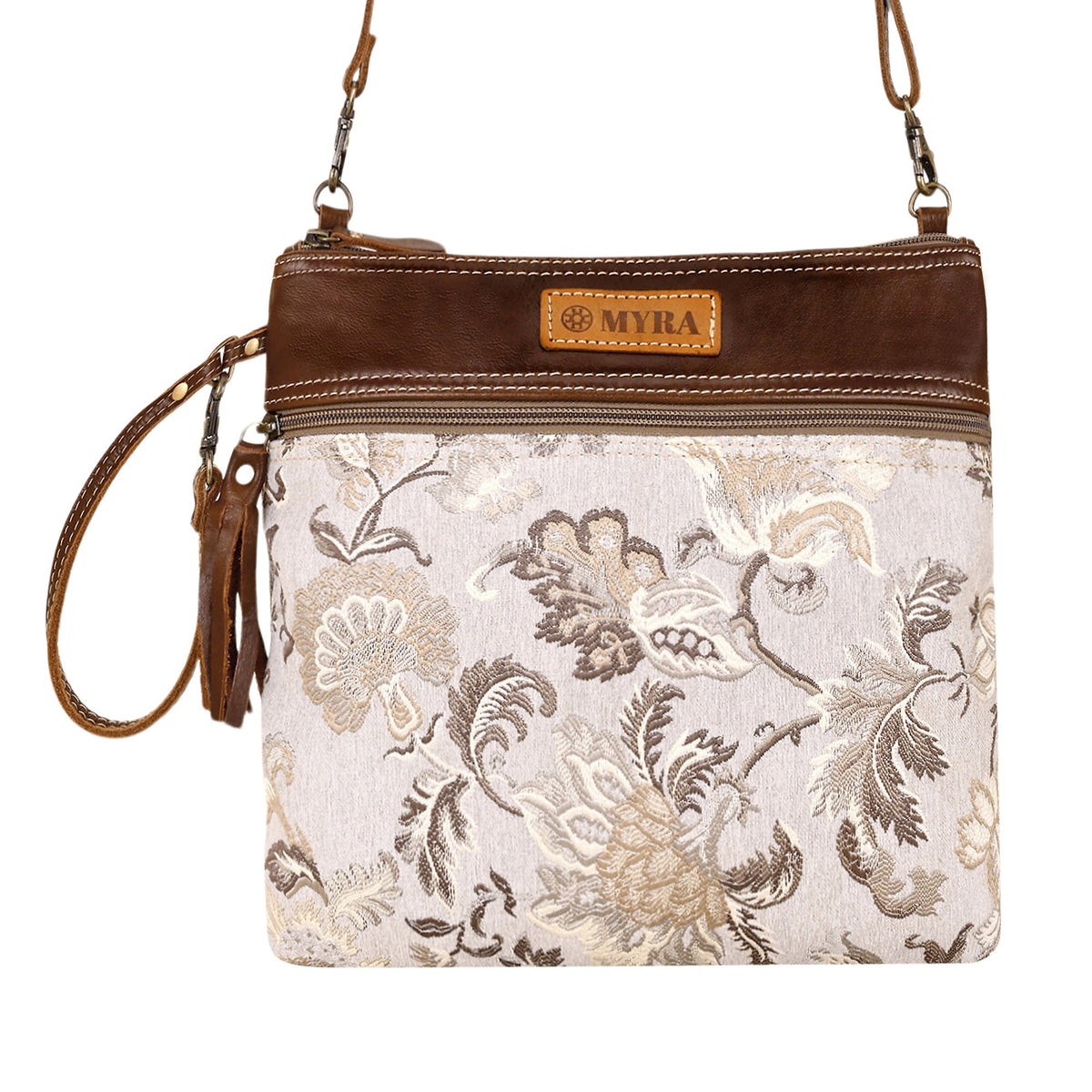 Myra Contentment Small Crossbody Bag in sage - Myra USA