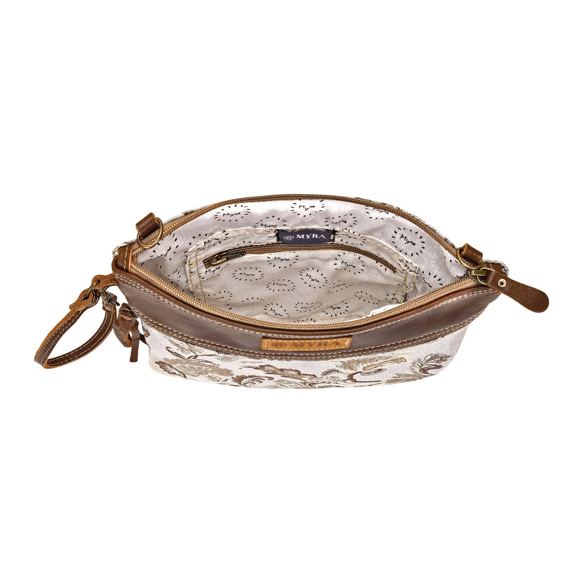 Myra Contentment Small Crossbody Bag in sage - Myra USA
