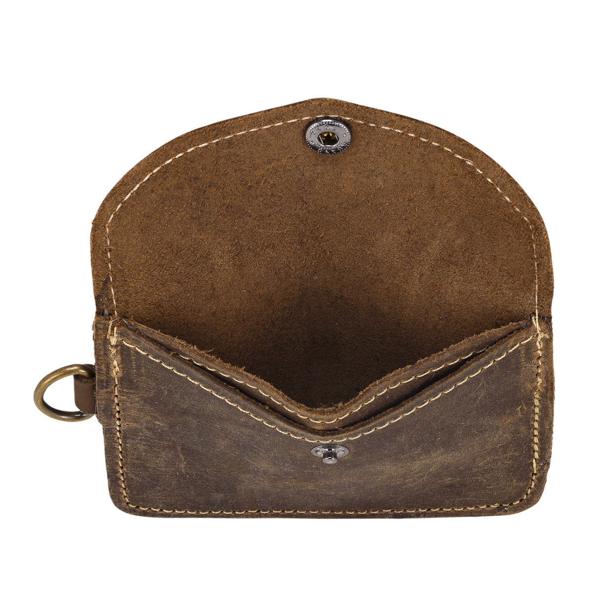 Myra Juniper Moon Leather Coin Purse in Mesa Black - Myra USA