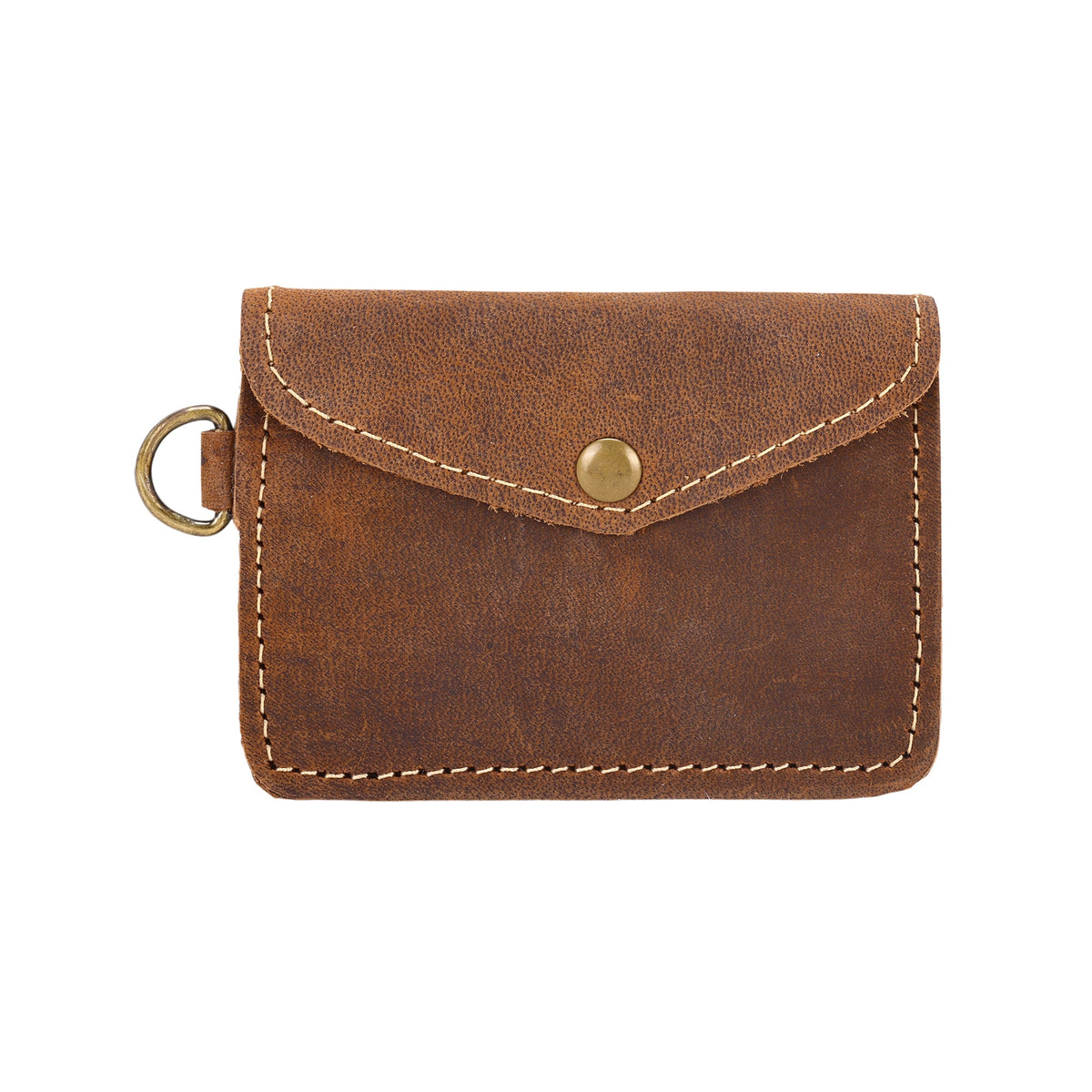 Myra Juniper Moon Leather Coin Purse in Canyon Brown - Myra USA