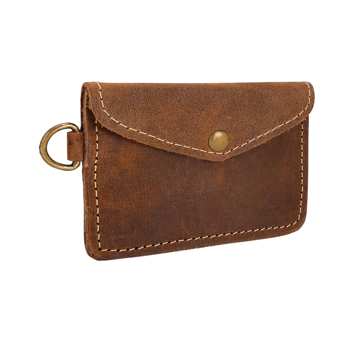 Myra Juniper Moon Leather Coin Purse in Canyon Brown - Myra USA