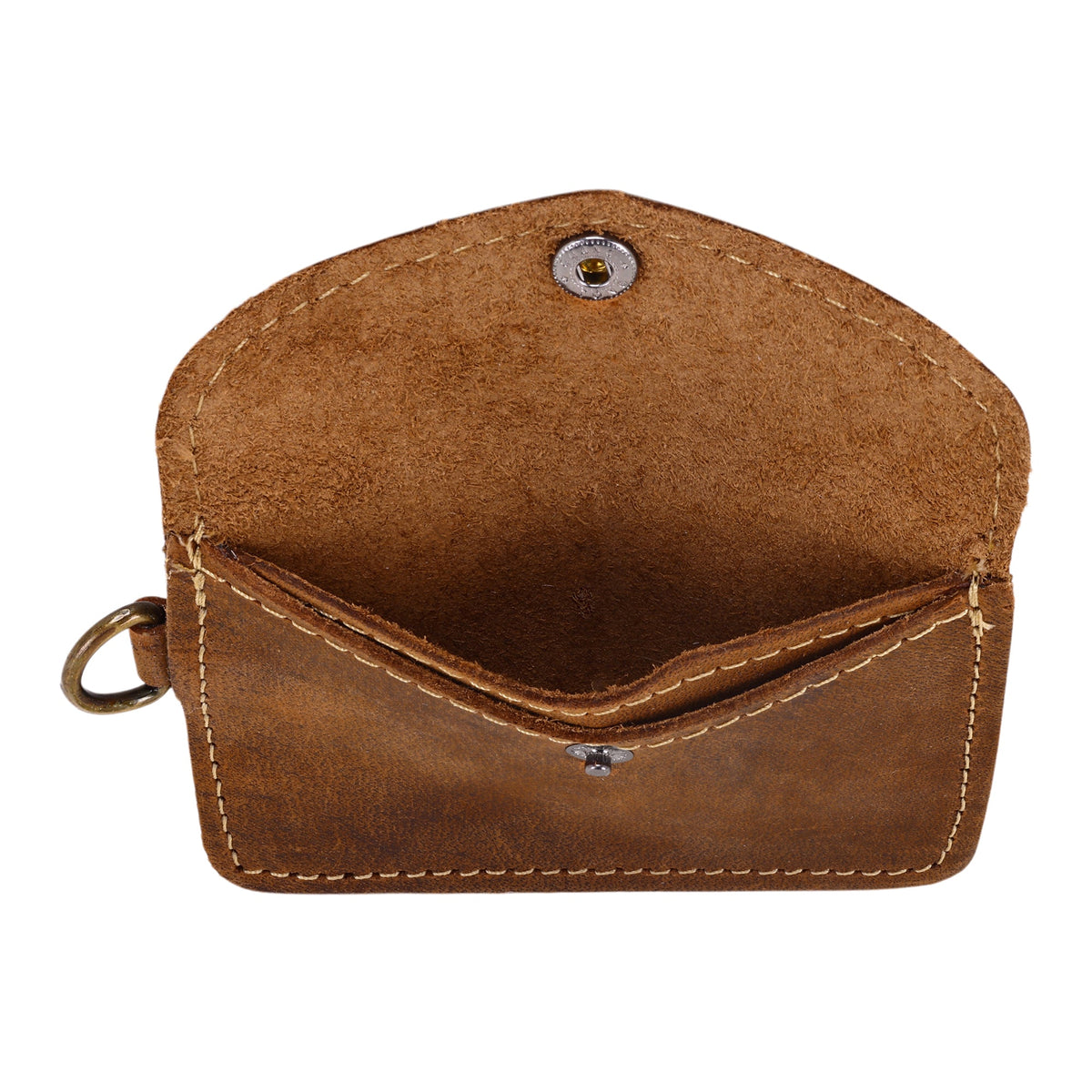 Myra Juniper Moon Leather Coin Purse in Canyon Brown - Myra USA