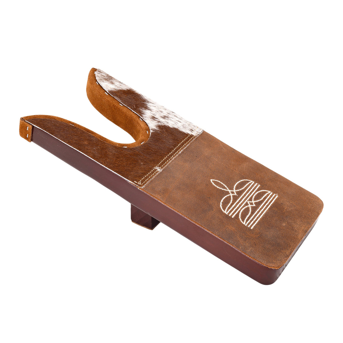 Myra Chuckline Boot Jack in tan with hair on and embroidered detail - Myra USA