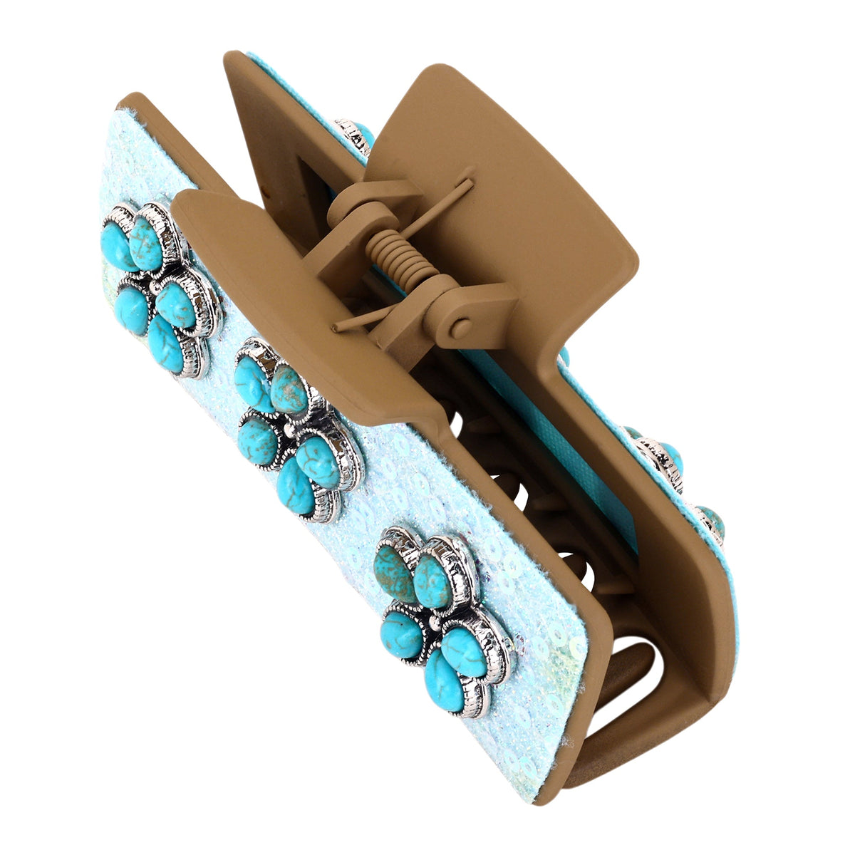 Myra Concho Gem Clip in Frost Light Blue - Myra USA