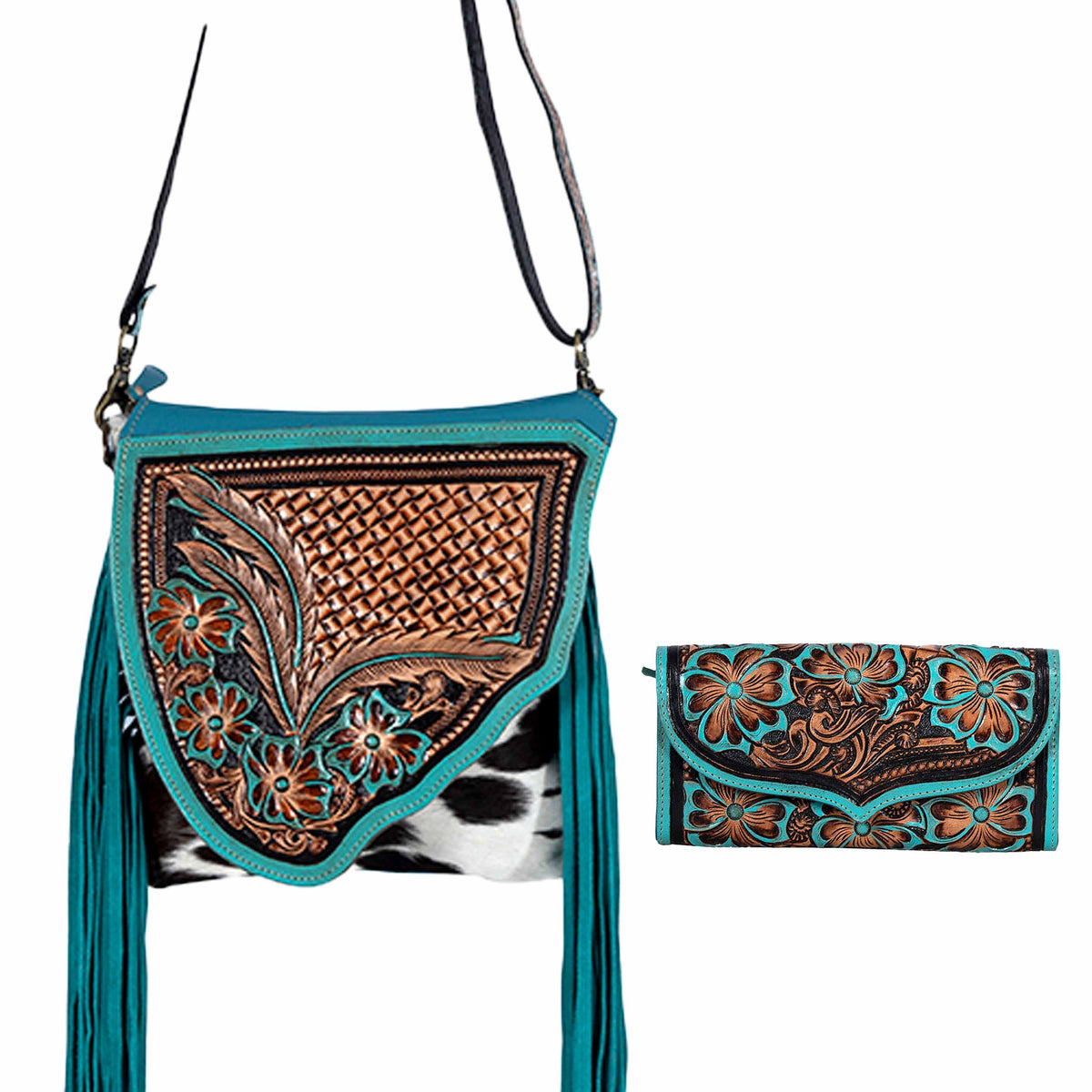 Braynette Prairie Concealed-Carry Bag & Wallet Duo - Myra USA
