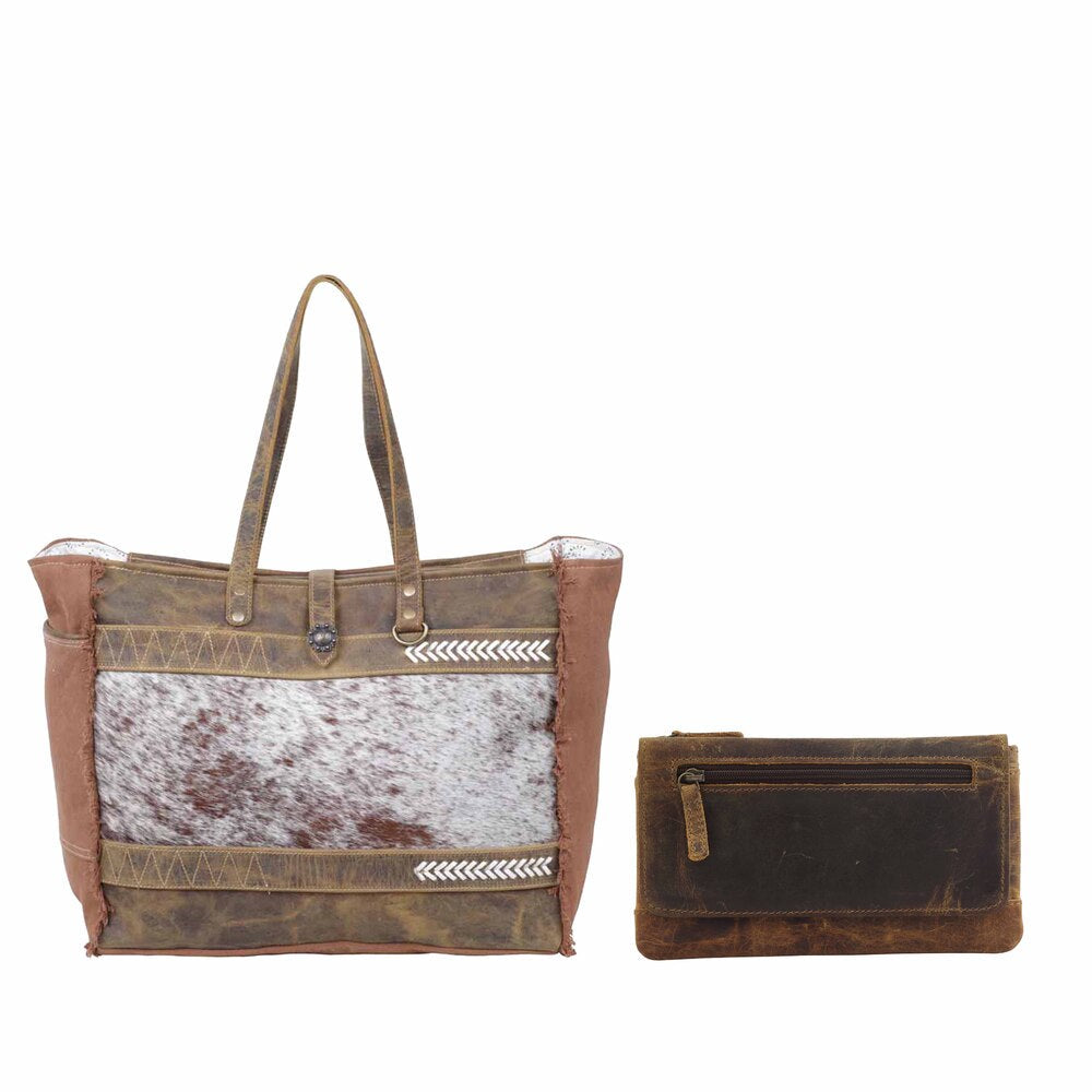 Salt N Pepper Hairon Bag & Wallet Duo - Myra USA