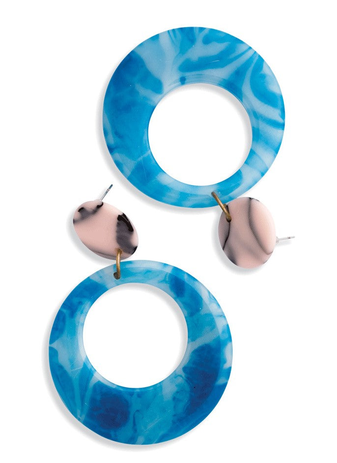 Sky's The Limit Hoop Earrings - MyraUSA