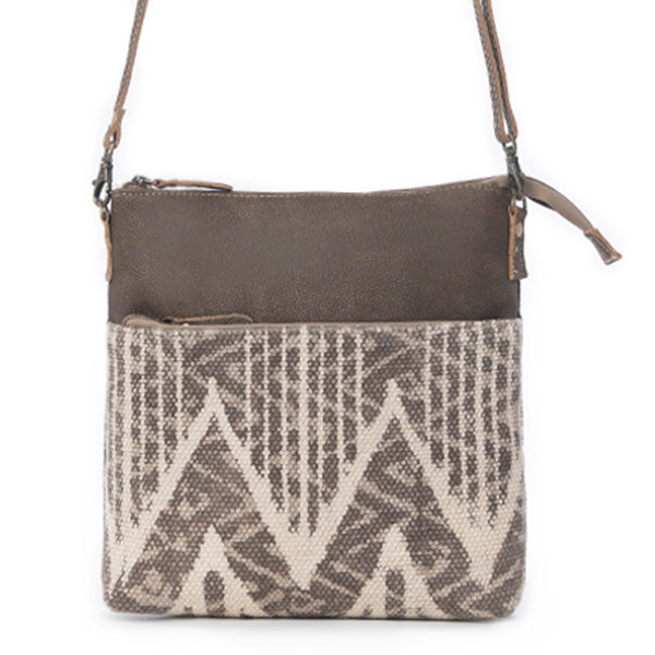 Coffee Canvas Small & Crossbody Bag - Myra USA
