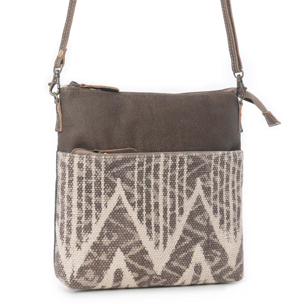 Coffee Canvas Small & Crossbody Bag - Myra USA