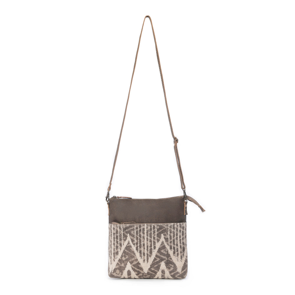 Coffee Canvas Small & Crossbody Bag - Myra USA