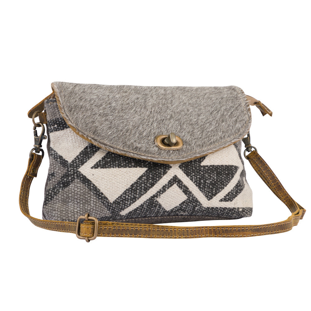 Grey Clandestine Small & Crossbody Bag - Myra USA