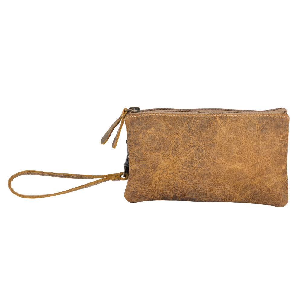 Brown Orchestra Small Leather Bag - Myra USA