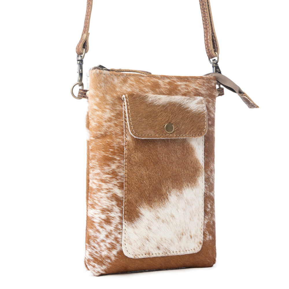 Leather Lithe Hairon Small Bag - Myra USA