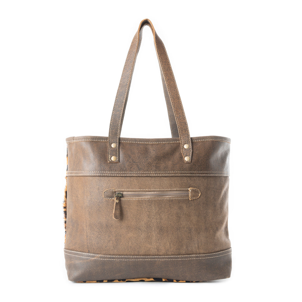 CLINCH  LEATHER AND HAIRON BAG - MyraUSA