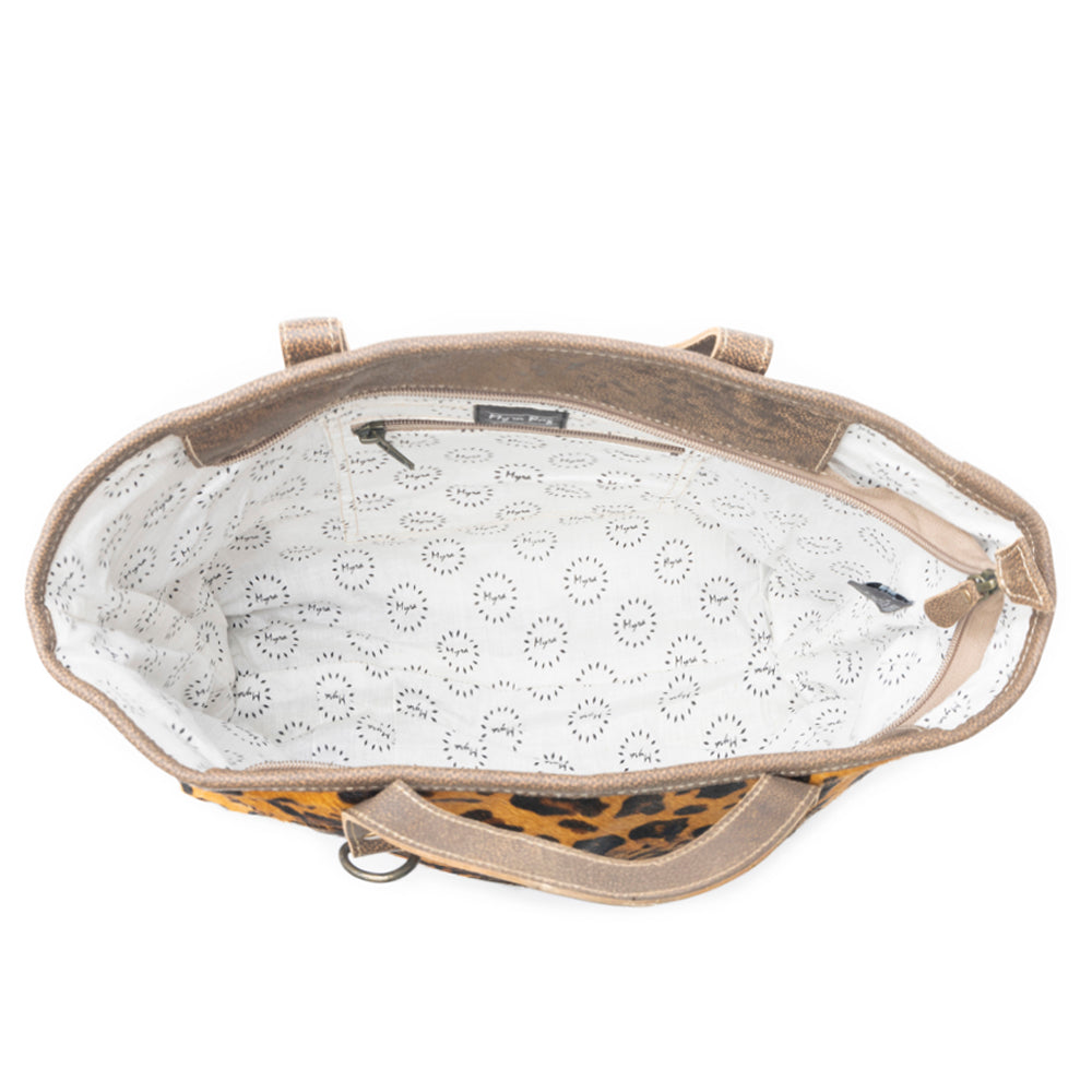 CLINCH  LEATHER AND HAIRON BAG - MyraUSA