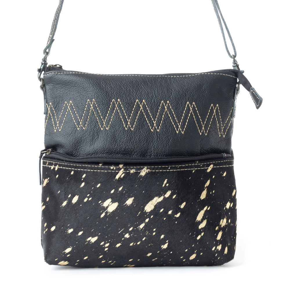 COMPOSE LEATHER AND HAIRON BAG - MyraUSA