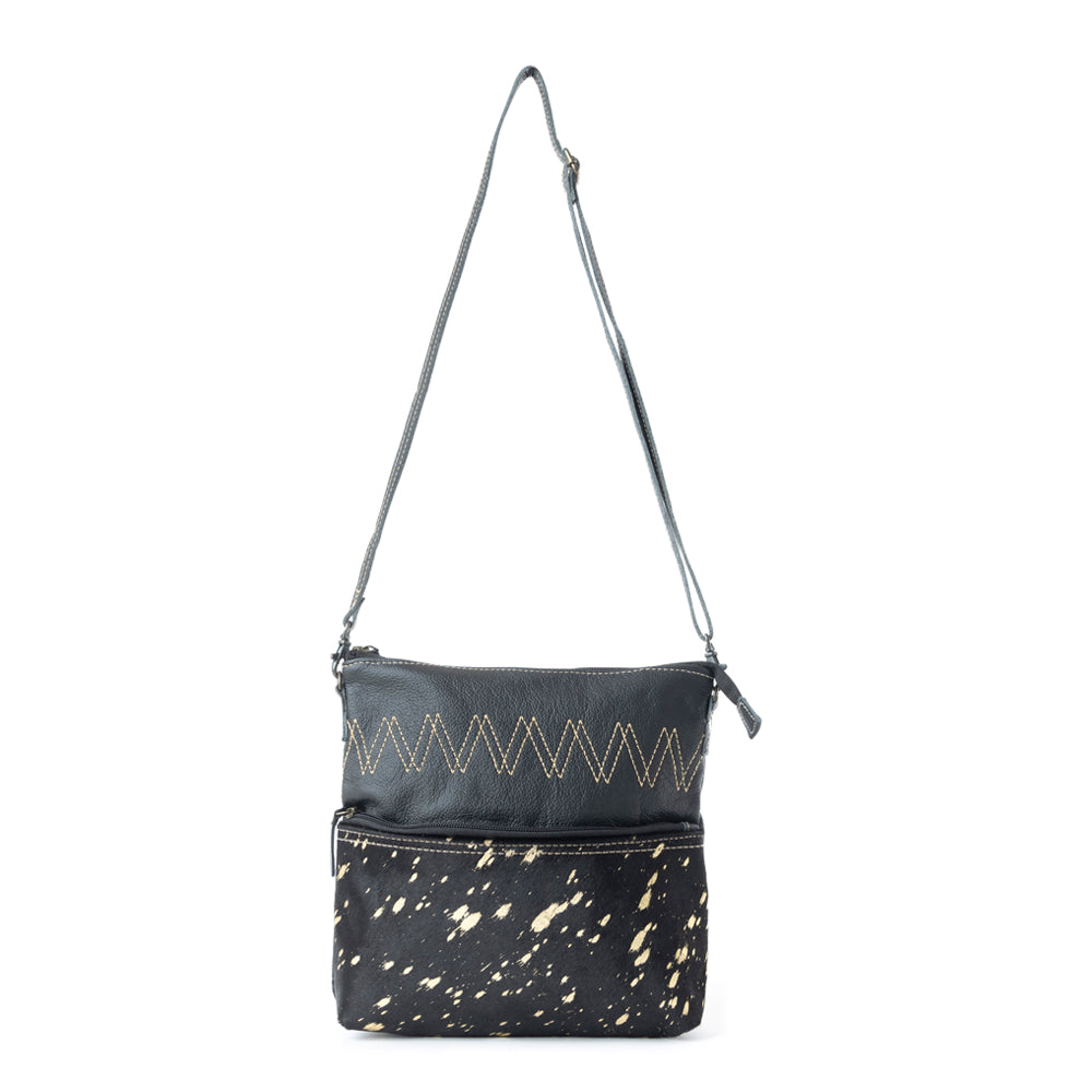 COMPOSE LEATHER AND HAIRON BAG - MyraUSA
