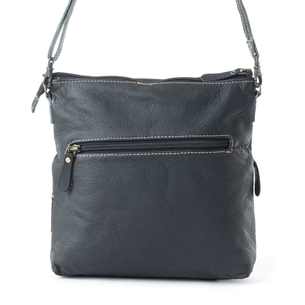 COMPOSE LEATHER AND HAIRON BAG - MyraUSA