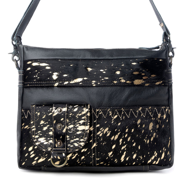 MODERN  LEATHER AND HAIRON BAG - Myra USA