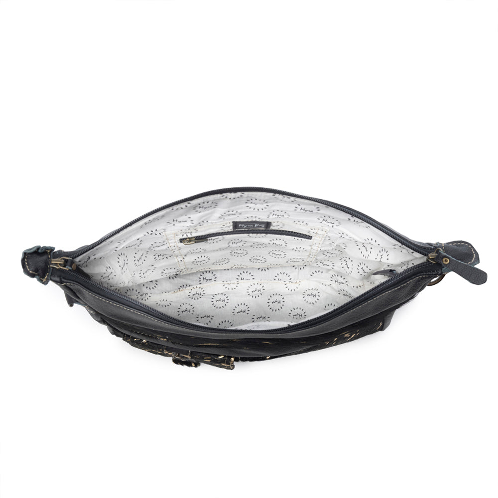 MODERN  LEATHER AND HAIRON BAG - Myra USA