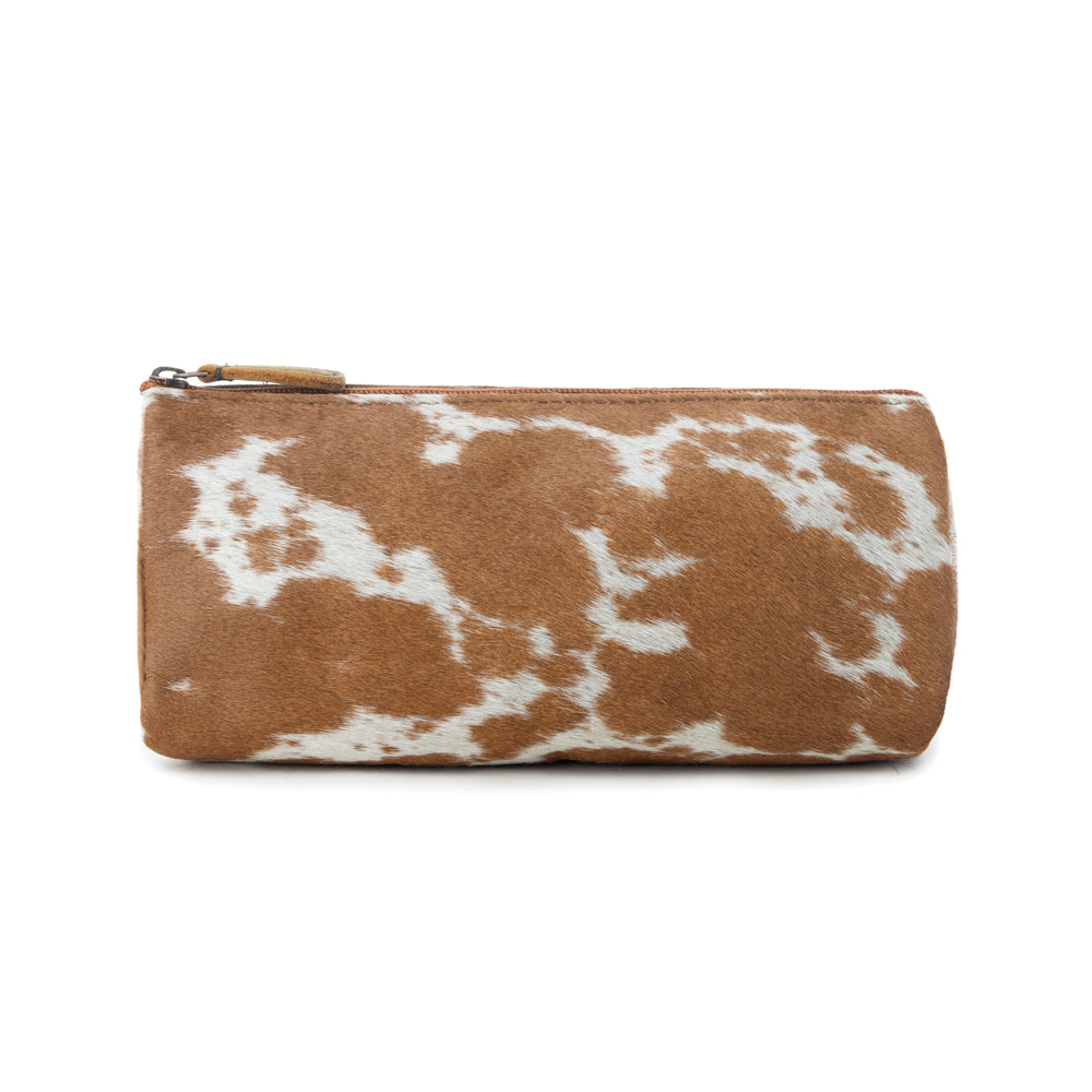 SANDY LEATHER AND HAIRON MULTI POUCH - Myra USA