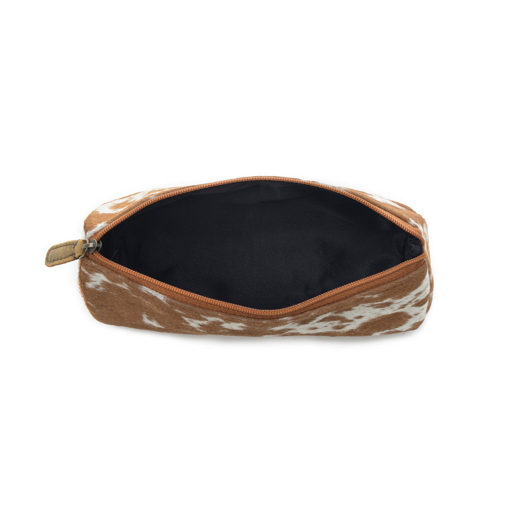 SANDY LEATHER AND HAIRON MULTI POUCH - Myra USA
