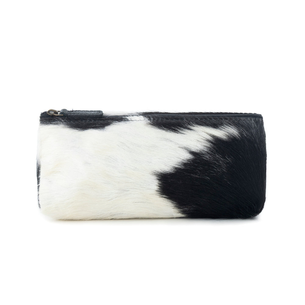 Myra Silky Slayer Multi Pouch with hairon and leather for travel use - Myra USA