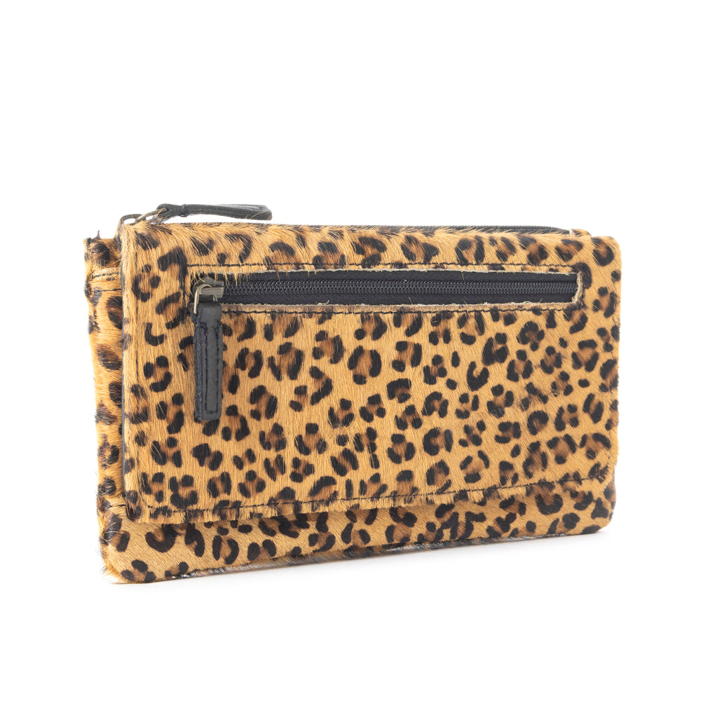 SMALL WONDER LEATHER AND HAIRON WALLET - MyraUSA