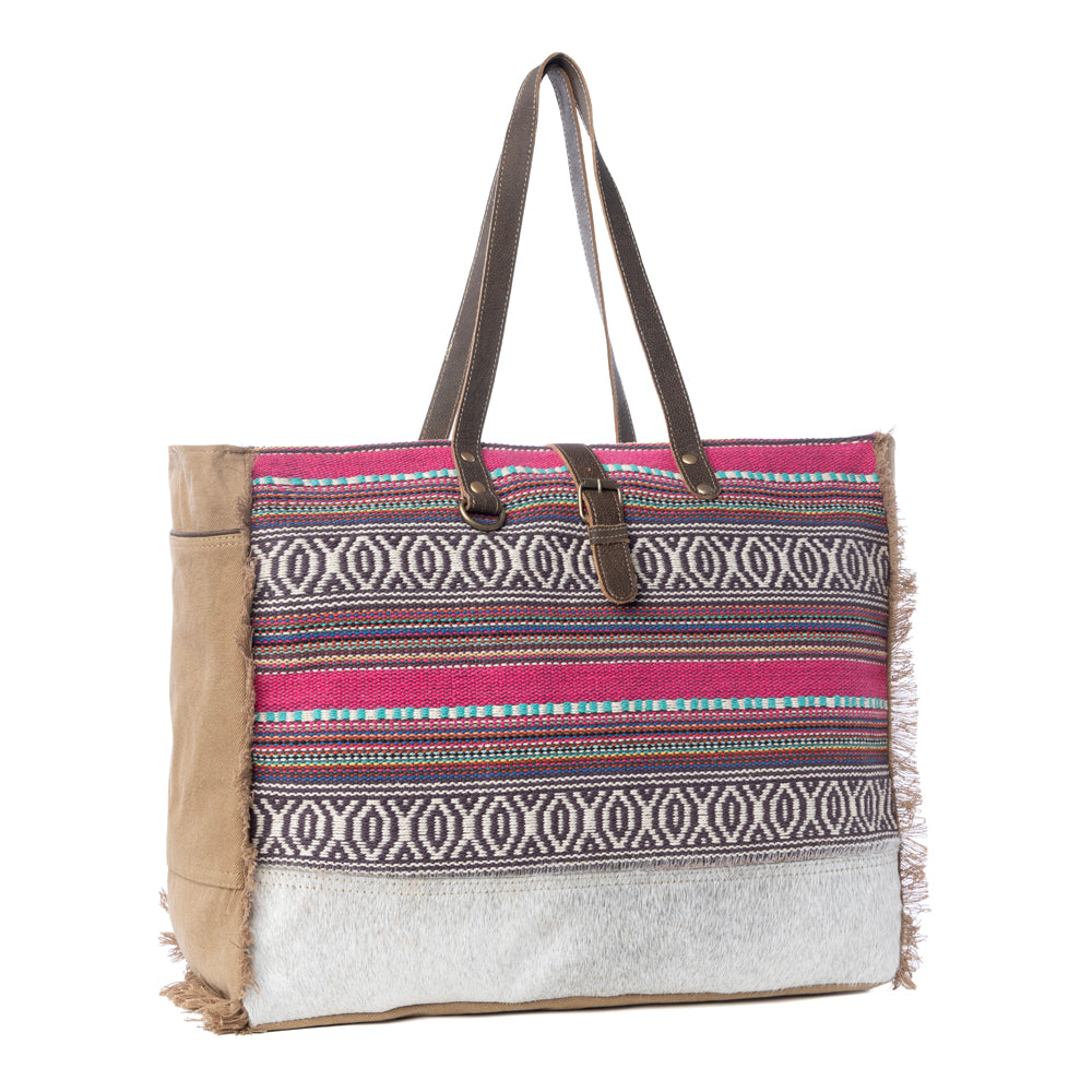 Vibrant Boho Weekender Bag - Myra USA