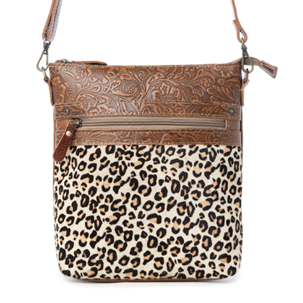 Dynamic Leopard print hairon bag - Myra USA