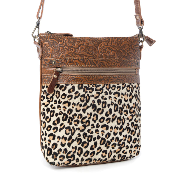 Dynamic Leopard print hairon bag - Myra USA