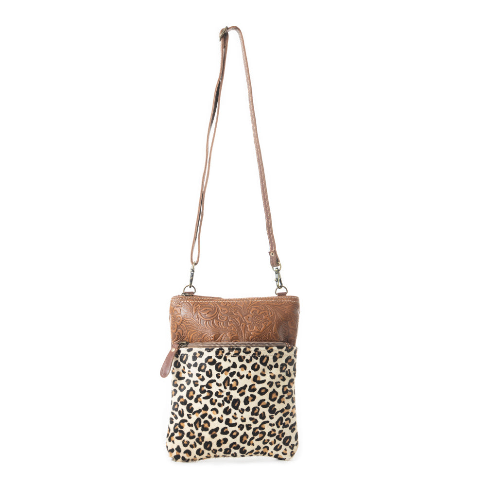 Dynamic Leopard print hairon bag - MyraUSA
