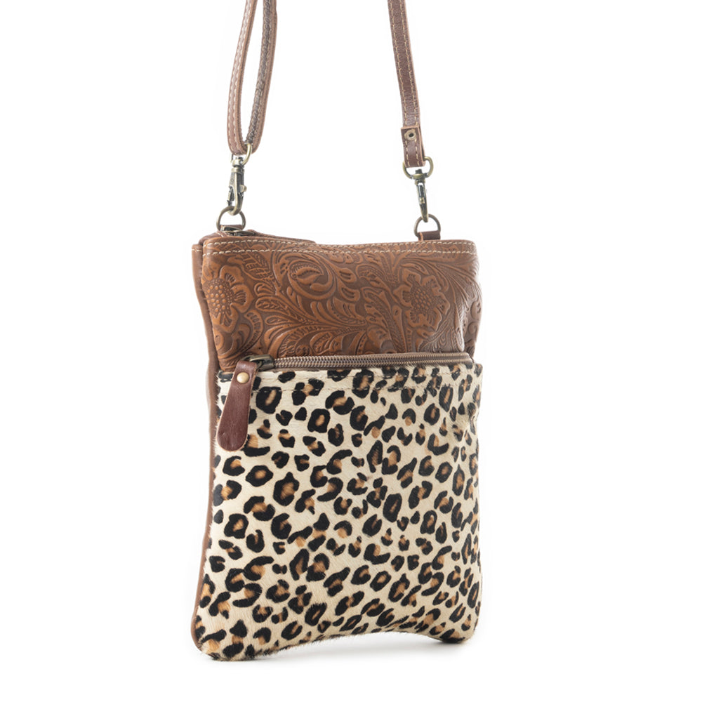 Dynamic Leopard print hairon bag - MyraUSA