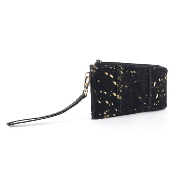 GILTED BLACK  WALLET - Myra USA