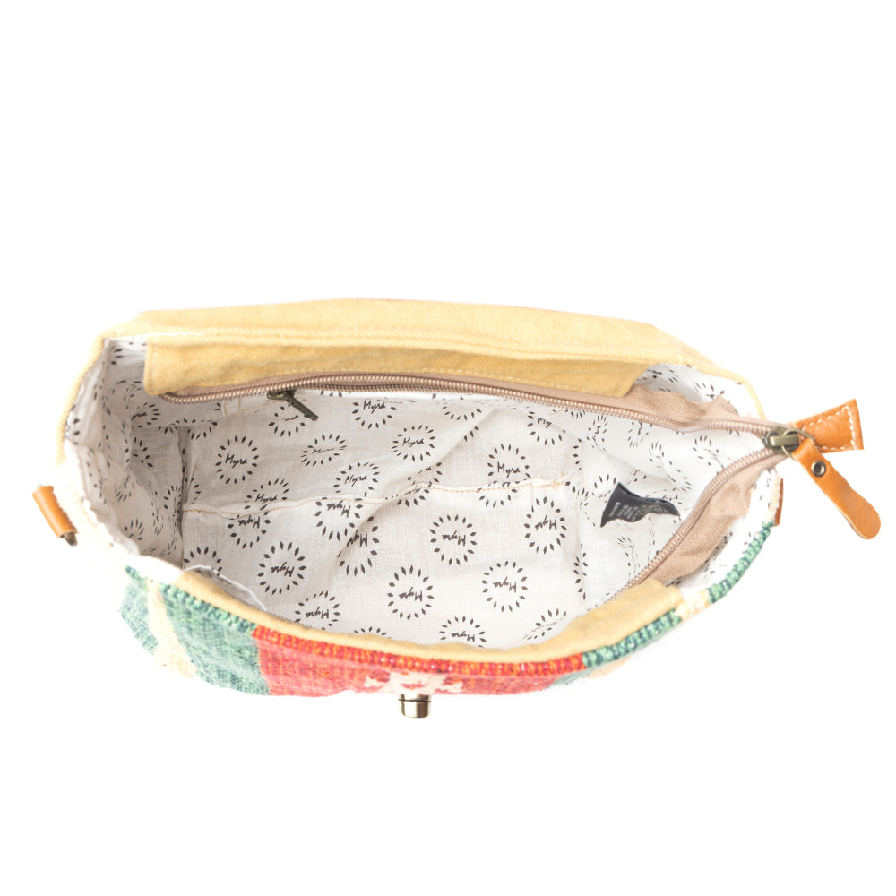 Embossed Scarlet Hand-Tooled Bag - MyraUSA