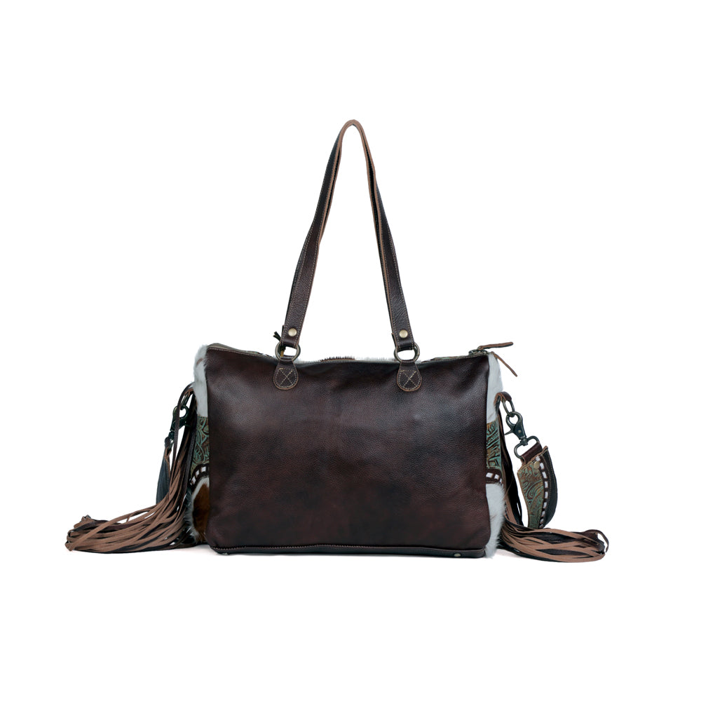 Dangle Wangle  Leather & Hairon Bag - Myra USA