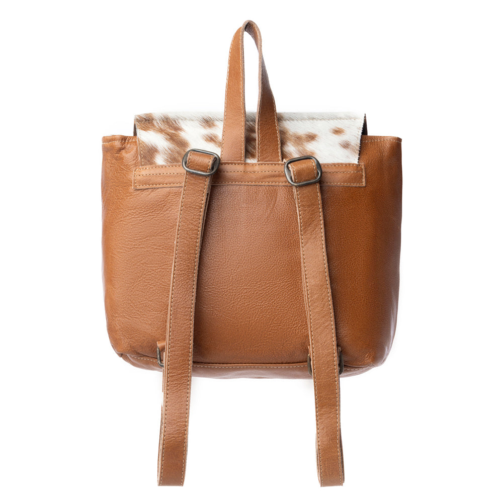 Classic Carvings  Leather & Hairon Bag - Myra USA