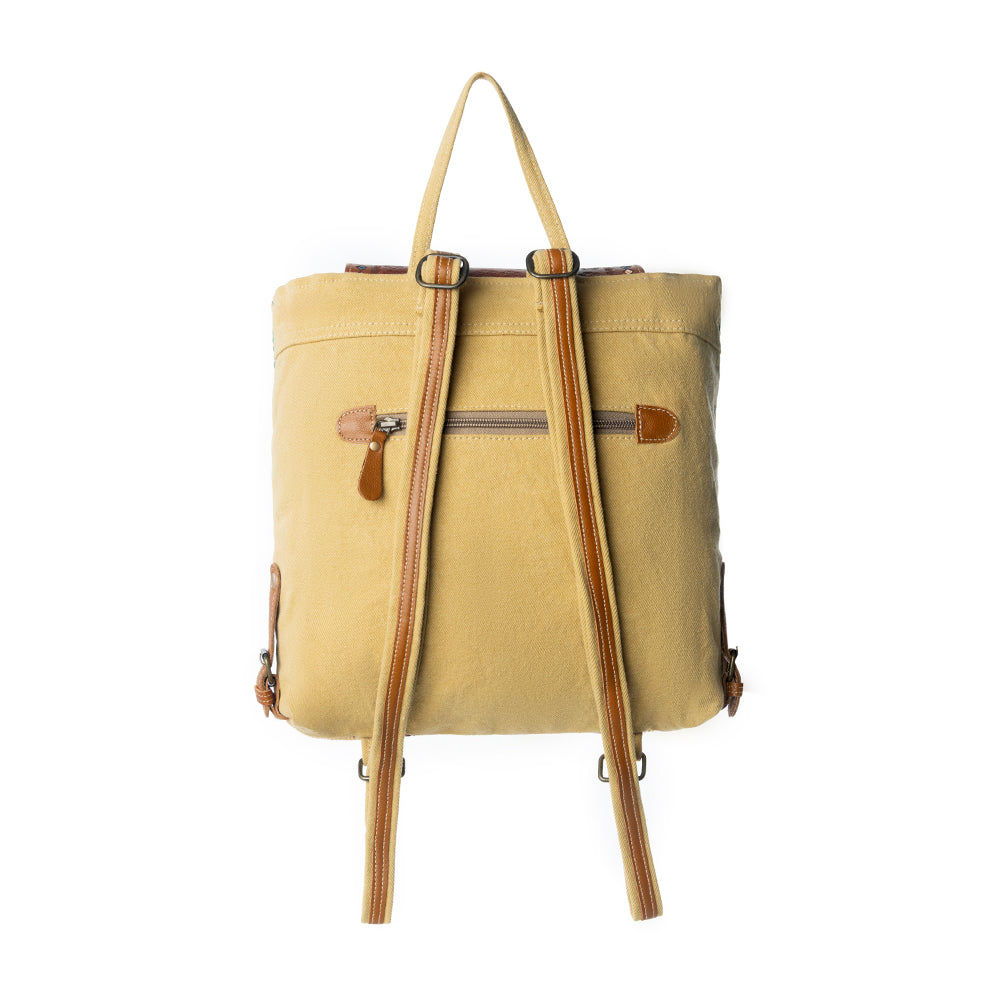 Lucent Backpack Hand-Tooled Bag. - Myra USA