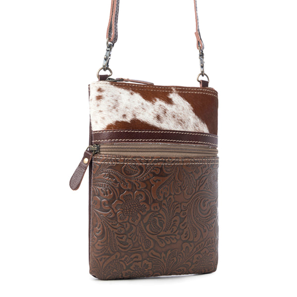 Tangled Vine Leather & Hairon Bag - Myra USA