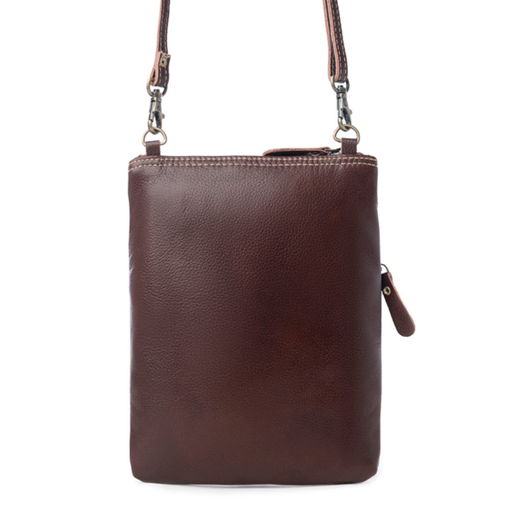 Tangled Vine Leather & Hairon Bag - Myra USA