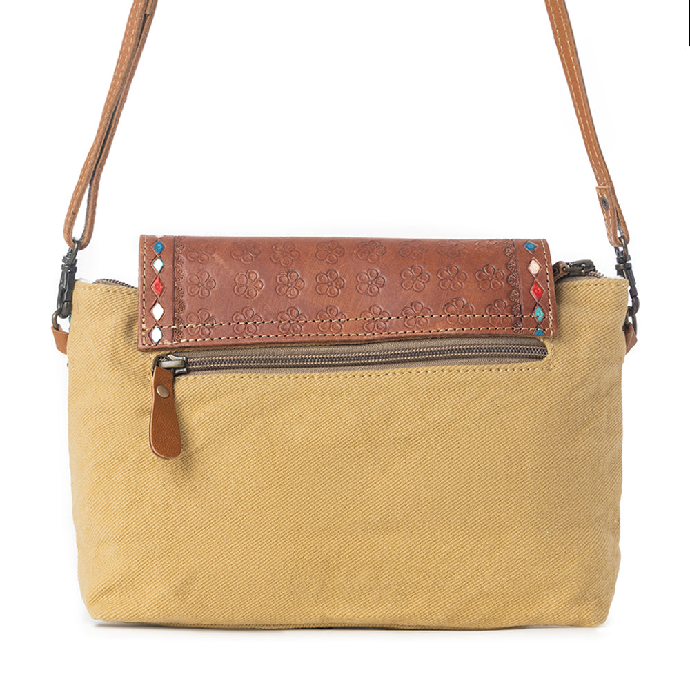Beamy Rays Hand-Tooled Bag.