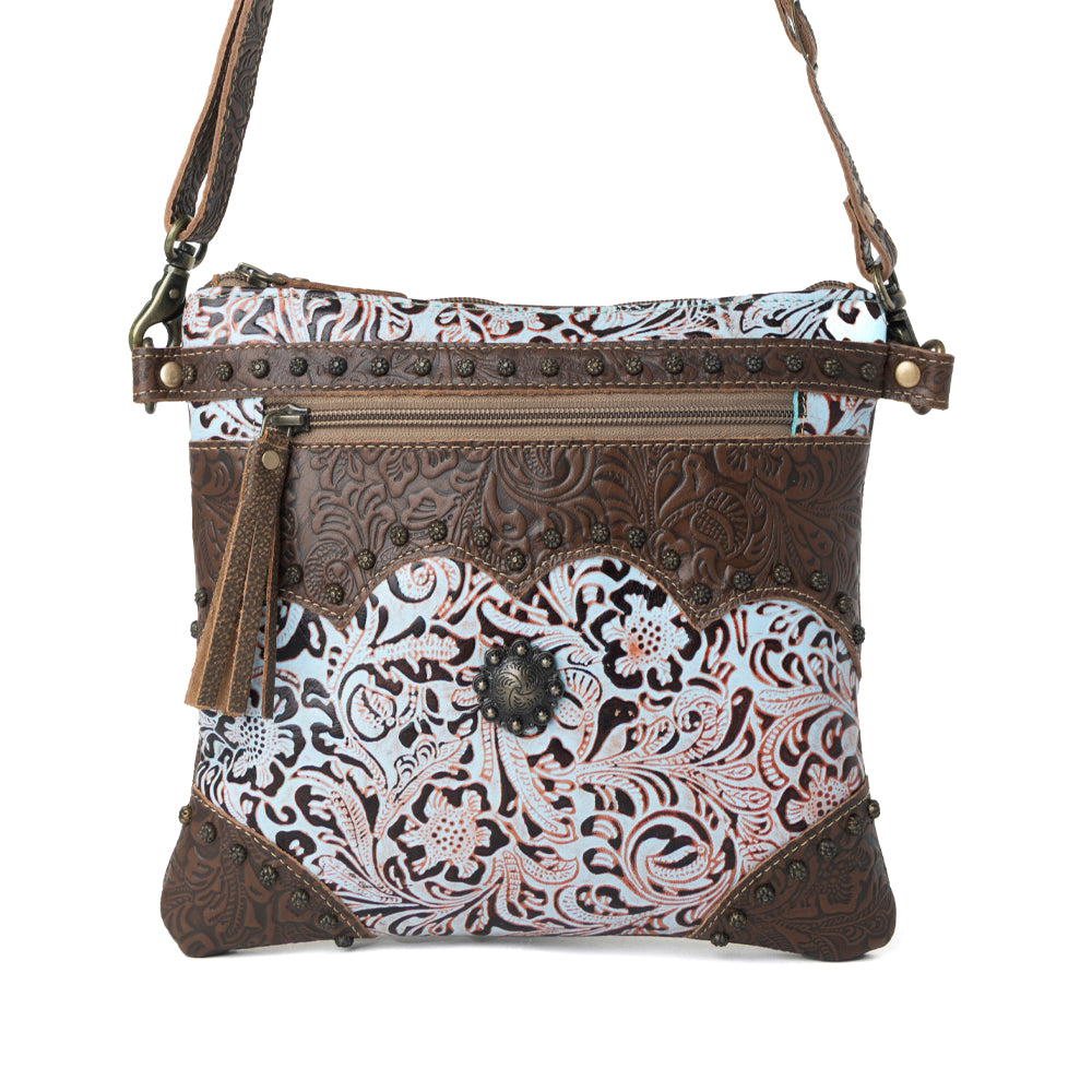 Azure Aesthetic Leather & Hairon Bag – Myra USA
