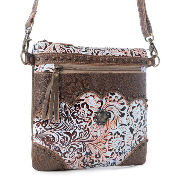 Azure Aesthetic Leather & Hairon Bag - Myra USA