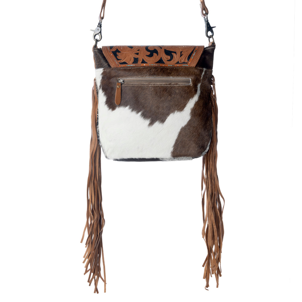 Brown Boughs  Hand-Tooled Bag - Myra USA