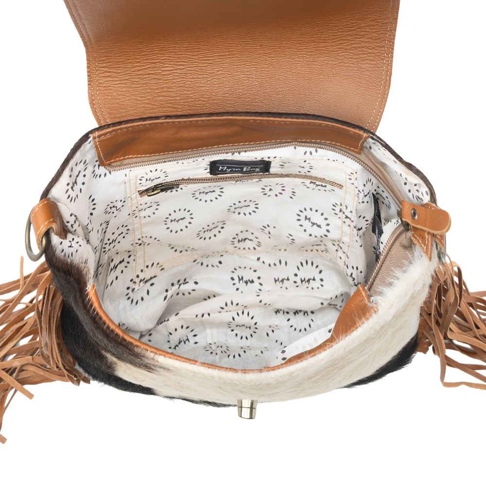 Brown Boughs  Hand-Tooled Bag - Myra USA