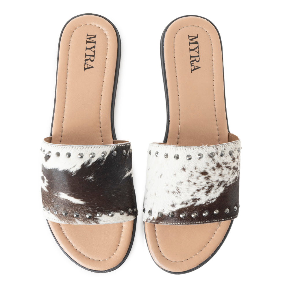 Silver Studded Flats - MyraUSA
